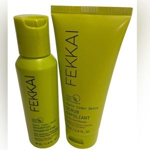 NEW FEKKAI APPLE CIDER DETOX SHAMPOO & SCRUB